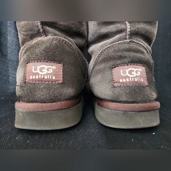 UGG Australia Classic Tall Brown Sheep Skin Wool Lined Boots 5815 Women’s 7 EUC - Picture 8 of 12